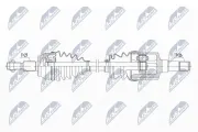 Antriebswelle Vorderachse links NTY NPW-FR-147