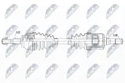 Antriebswelle Vorderachse links NTY NPW-FR-161