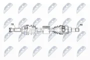 Antriebswelle Vorderachse rechts NTY NPW-HY-607