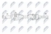Antriebswelle Hinterachse links Hinterachse rechts NTY NPW-FR-182
