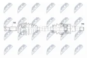 Antriebswelle Vorderachse rechts NTY NPW-FR-189