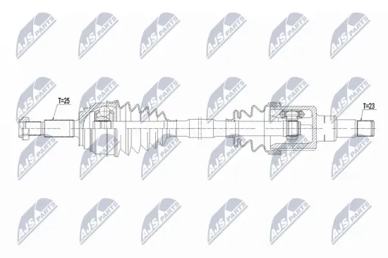 Antriebswelle Vorderachse rechts NTY NPW-FR-189 Bild Antriebswelle Vorderachse rechts NTY NPW-FR-189