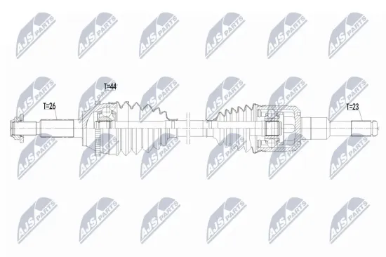 Antriebswelle Hinterachse rechts NTY NPW-FR-223 Bild Antriebswelle Hinterachse rechts NTY NPW-FR-223