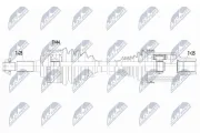 Antriebswelle Vorderachse rechts NTY NPW-FR-226