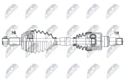Antriebswelle Vorderachse rechts NTY NPW-FR-227