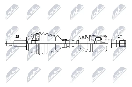 Antriebswelle Vorderachse links NTY NPW-FR-238 Bild Antriebswelle Vorderachse links NTY NPW-FR-238