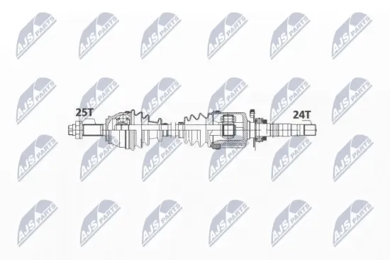 Antriebswelle Vorderachse rechts Vorderachse NTY NPW-FT-017 Bild Antriebswelle Vorderachse rechts Vorderachse NTY NPW-FT-017