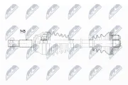 Antriebswelle Vorderachse rechts NTY NPW-FT-023