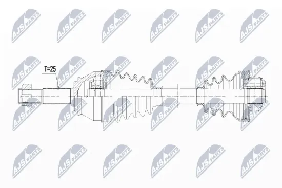Antriebswelle Vorderachse rechts NTY NPW-FT-023 Bild Antriebswelle Vorderachse rechts NTY NPW-FT-023