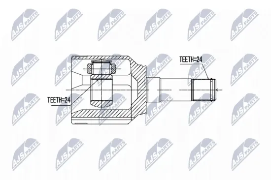 Gelenksatz, Antriebswelle Vorderachse links NTY NPW-FT-048 Bild Gelenksatz, Antriebswelle Vorderachse links NTY NPW-FT-048