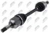 Antriebswelle Vorderachse links NTY NPW-FT-089 Bild Antriebswelle Vorderachse links NTY NPW-FT-089