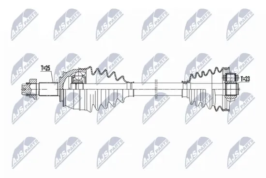 Antriebswelle Vorderachse links NTY NPW-FT-090 Bild Antriebswelle Vorderachse links NTY NPW-FT-090