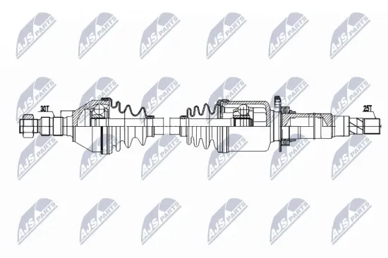 Antriebswelle Vorderachse rechts NTY NPW-FT-098 Bild Antriebswelle Vorderachse rechts NTY NPW-FT-098