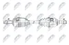 Antriebswelle Vorderachse links NTY NPW-FT-101 Bild Antriebswelle Vorderachse links NTY NPW-FT-101