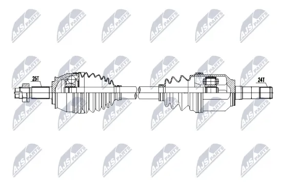 Antriebswelle Vorderachse links NTY NPW-FT-101 Bild Antriebswelle Vorderachse links NTY NPW-FT-101