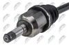 Antriebswelle Vorderachse links NTY NPW-FT-102 Bild Antriebswelle Vorderachse links NTY NPW-FT-102
