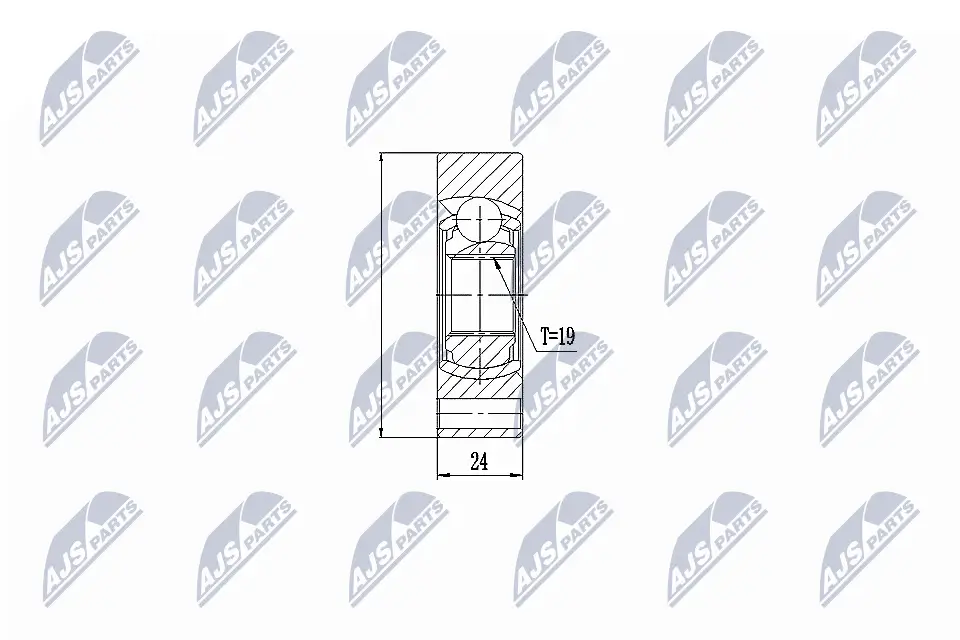 Gelenksatz, Antriebswelle innen NTY NPW-HD-013
