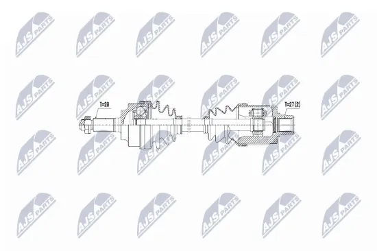 Antriebswelle Vorderachse rechts NTY NPW-HD-032 Bild Antriebswelle Vorderachse rechts NTY NPW-HD-032
