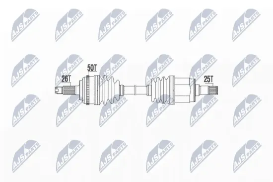 Antriebswelle Vorderachse rechts NTY NPW-HD-040 Bild Antriebswelle Vorderachse rechts NTY NPW-HD-040