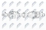Antriebswelle Vorderachse links NTY NPW-HD-043