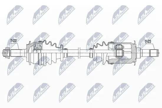Antriebswelle Hinterachse links NTY NPW-HD-077 Bild Antriebswelle Hinterachse links NTY NPW-HD-077