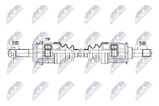 Antriebswelle Hinterachse links NTY NPW-HD-100 Bild Antriebswelle Hinterachse links NTY NPW-HD-100