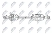 Antriebswelle Vorderachse links NTY NPW-HD-126