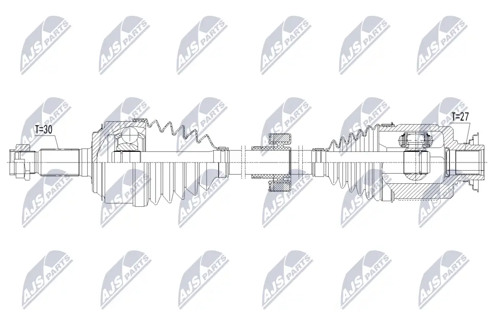Antriebswelle Vorderachse rechts NTY NPW-HD-145
