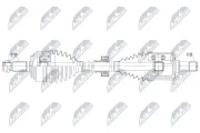 Antriebswelle Vorderachse links NTY NPW-HD-148