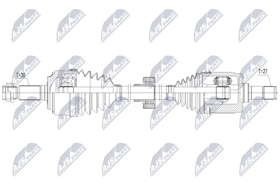 Antriebswelle Vorderachse links NTY NPW-HD-150