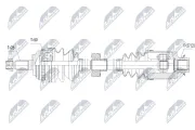 Antriebswelle Vorderachse links NTY NPW-HD-152