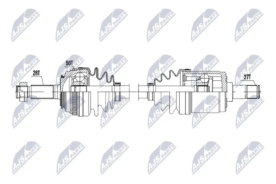 Antriebswelle Vorderachse rechts NTY NPW-HD-153