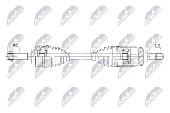 Antriebswelle Hinterachse links NTY NPW-HD-157 Bild Antriebswelle Hinterachse links NTY NPW-HD-157