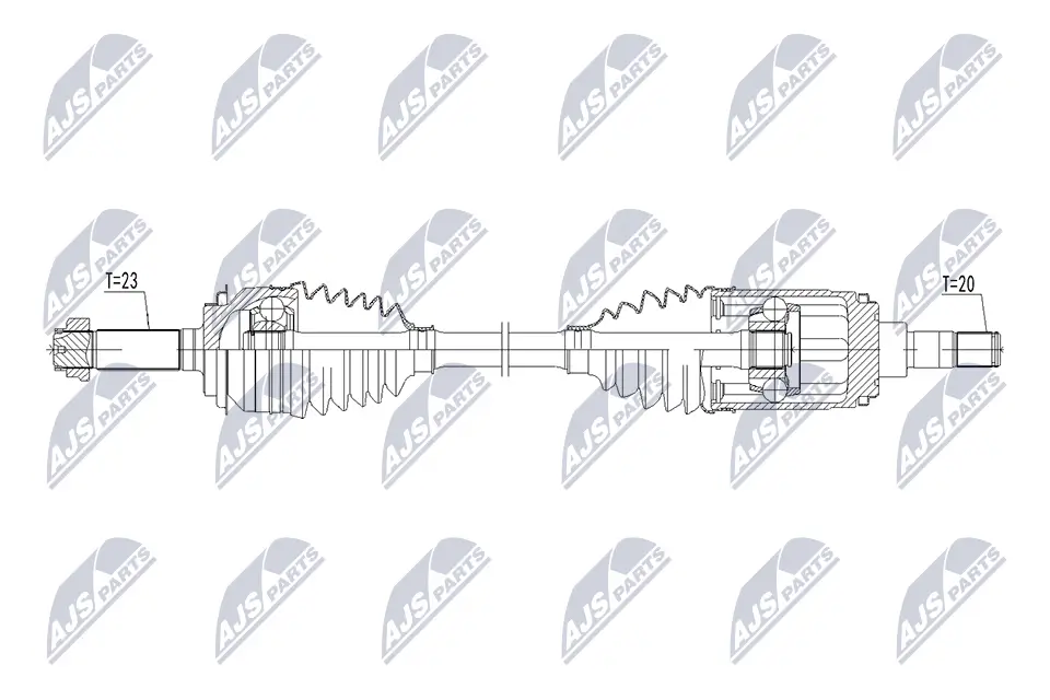 Antriebswelle Hinterachse NTY NPW-HD-158