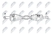 Antriebswelle Vorderachse links NTY NPW-HD-161