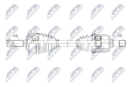 Antriebswelle Vorderachse links NTY NPW-HD-174 Bild Antriebswelle Vorderachse links NTY NPW-HD-174