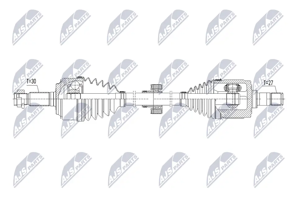 Antriebswelle Vorderachse links NTY NPW-HD-179