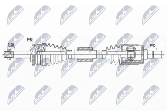 Gelenksatz, Antriebswelle Vorderachse links NTY NPW-ME-049 Bild Gelenksatz, Antriebswelle Vorderachse links NTY NPW-ME-049