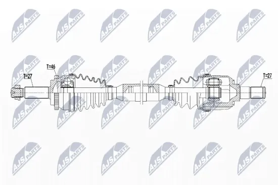 Antriebswelle Vorderachse rechts NTY NPW-HY-559 Bild Antriebswelle Vorderachse rechts NTY NPW-HY-559