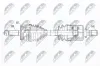 Antriebswelle Vorderachse links NTY NPW-HY-561 Bild Antriebswelle Vorderachse links NTY NPW-HY-561