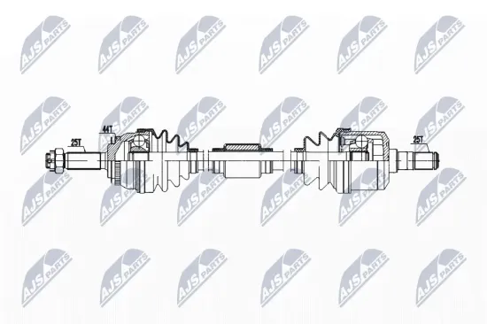 Antriebswelle Vorderachse rechts NTY NPW-HY-611 Bild Antriebswelle Vorderachse rechts NTY NPW-HY-611