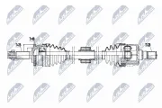 Antriebswelle Vorderachse rechts NTY NPW-HY-627