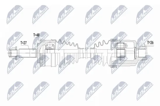 Antriebswelle Vorderachse rechts NTY NPW-HY-631 Bild Antriebswelle Vorderachse rechts NTY NPW-HY-631