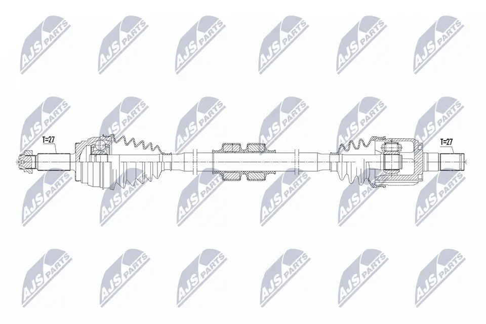 Gelenksatz, Antriebswelle Vorderachse links NTY NPW-ME-085