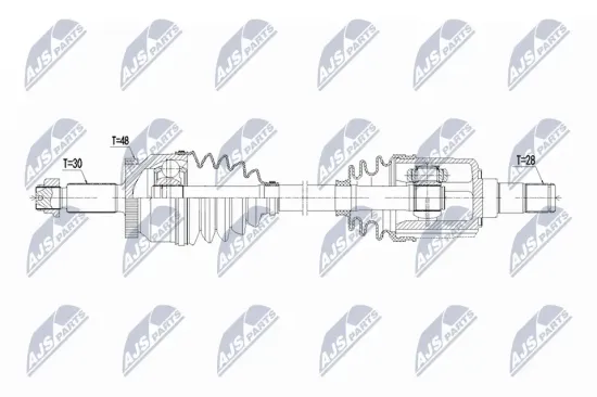 Antriebswelle Vorderachse links NTY NPW-HY-642 Bild Antriebswelle Vorderachse links NTY NPW-HY-642