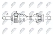 Antriebswelle Vorderachse links NTY NPW-HY-657