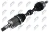 Antriebswelle Vorderachse links NTY NPW-HY-668 Bild Antriebswelle Vorderachse links NTY NPW-HY-668