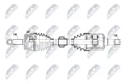 Antriebswelle Vorderachse links NTY NPW-HY-668