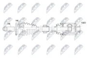 Antriebswelle Vorderachse rechts NTY NPW-HY-676