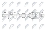 Antriebswelle Vorderachse links NTY NPW-HY-677